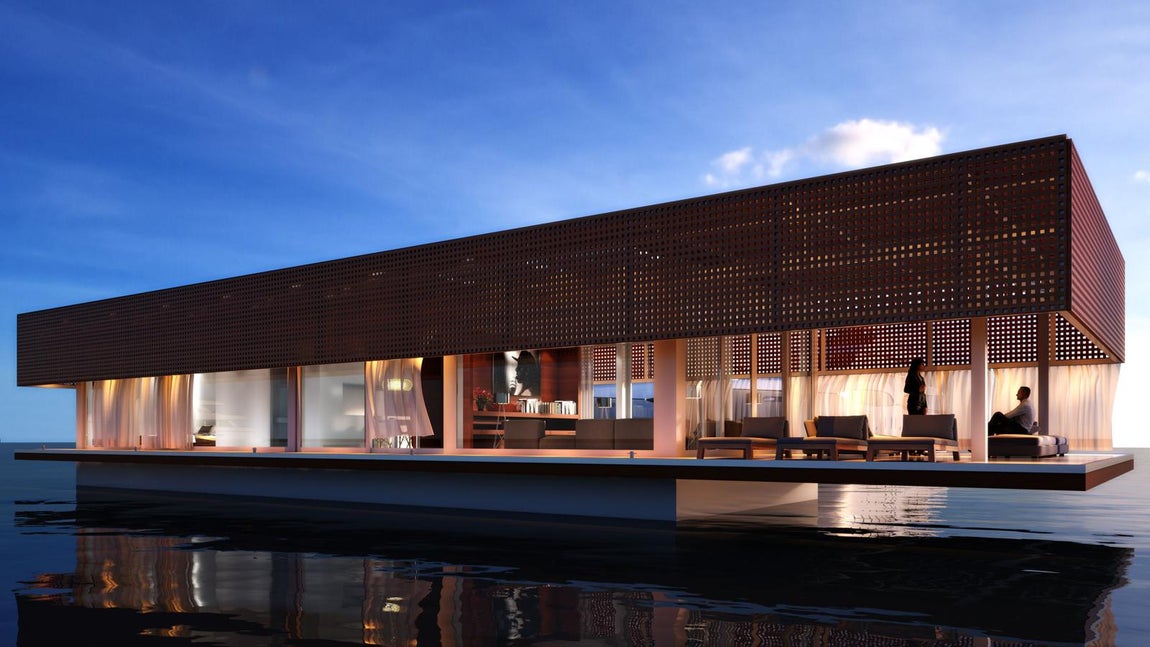 Autonomía y diseño futurista - Waterlowt Houseboat, la casa flotante del futuro. El mundo de la navegación ofrece un amplio abanico de posibilidades cuando se combina con el lujo y la ostentación, y no nos referimos solamente a los yates y veleros de ensueño, la ingeniería va más allá creando verdaderas obras de arte. El último ejemplo lo encontramos en un apartamento flotante de diseño retrofuturista, Waterlovt Houseboat, que promete convertirse en el nuevo capricho de los millonarios.