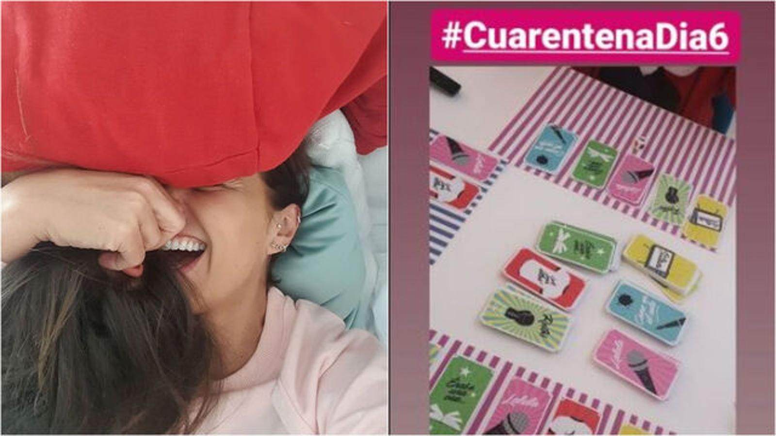 Paula Echevarría. La actriz está aprovechando para pasar tiempo con su hija y jugar ahora que hay más tiempo y que hay que permanecer en casa