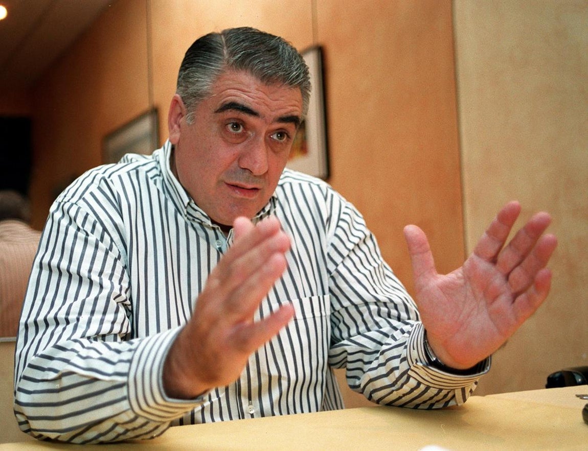 Sanz, en una entrevista con ABC en el año 2000. 