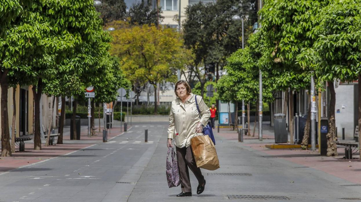 Coronavirus en Sevilla: en imágenes, el día a día en Los Remedios durante el estado de alarma