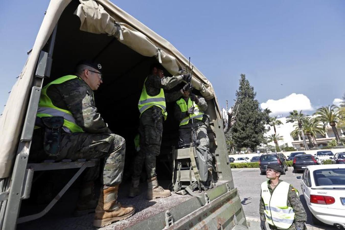 La «misión» de la Bri X contra el coronavirus en Córdoba, en imágenes