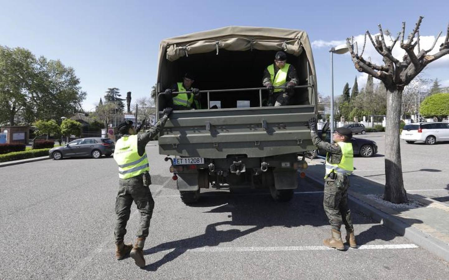 La «misión» de la Bri X contra el coronavirus en Córdoba, en imágenes