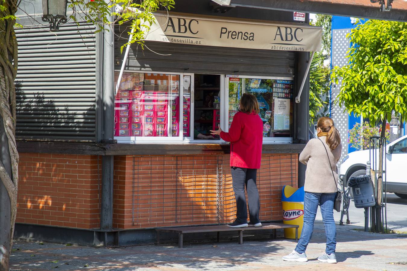 Coronavirus en Sevilla: así se vive el estado de alarma en las calles de Espartinas