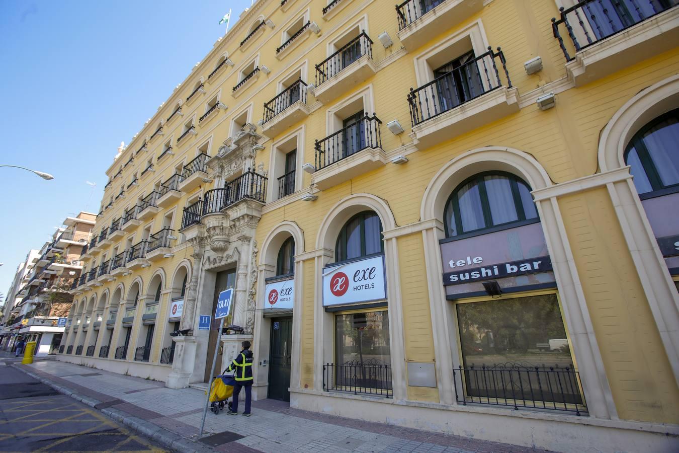 En imágenes, hoteles de Sevilla cerrados a cal y canto por la crisis del coronavirus