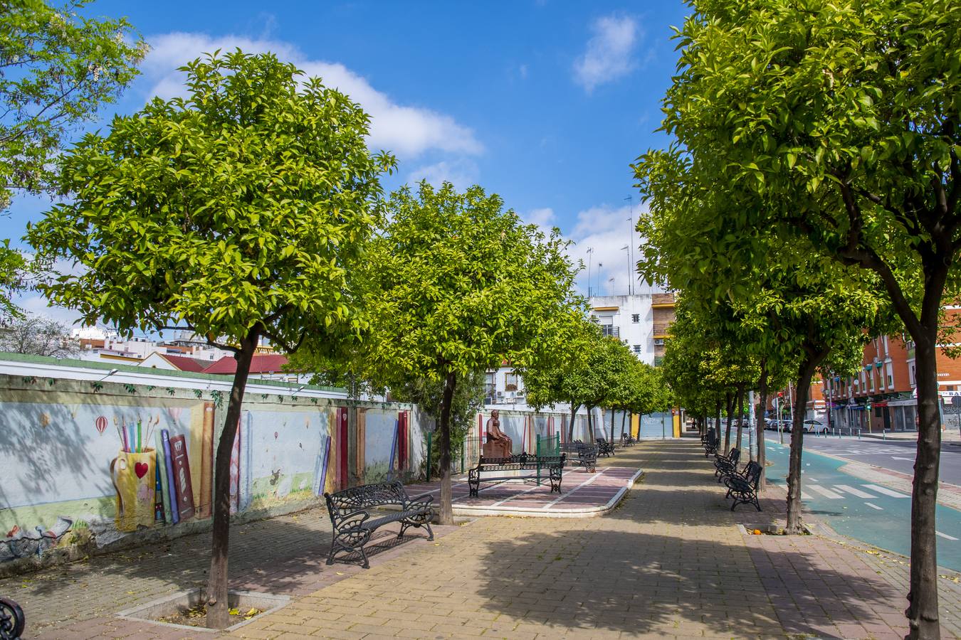 Coronavirus en Sevilla: Así es el día a día del estado de alarma en el Tiro de Línea