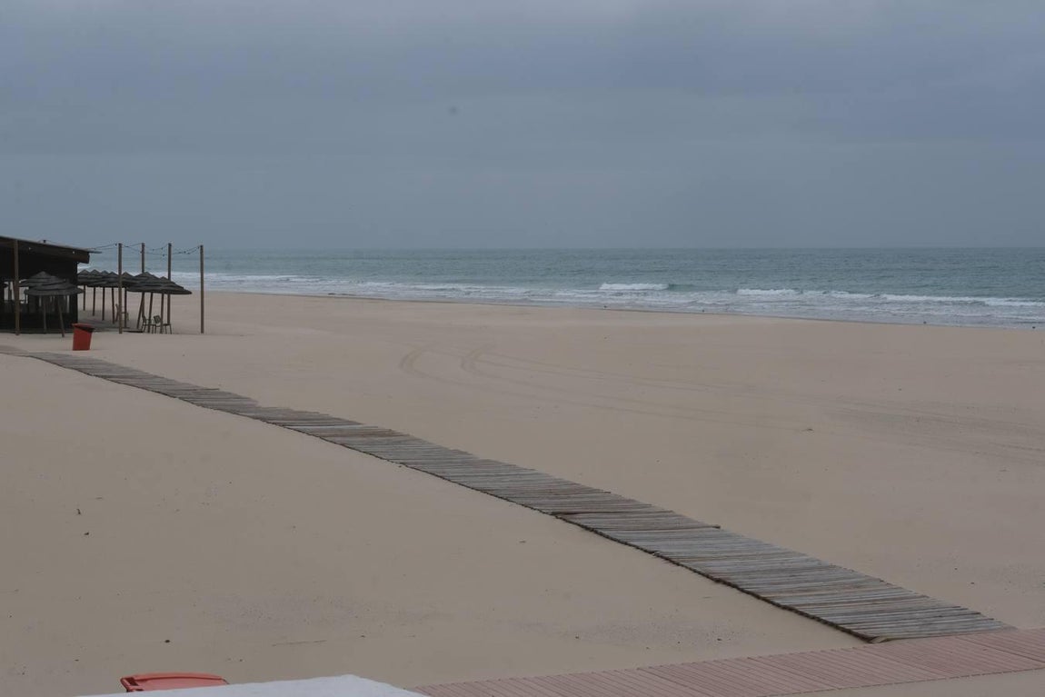 Playa de la Victoria, en Cádiz.