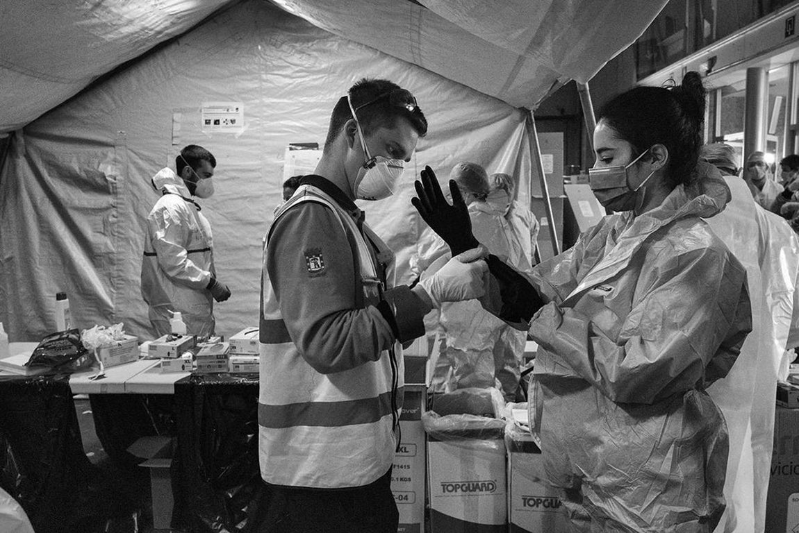 El hospital de Ifema visto desde dentro