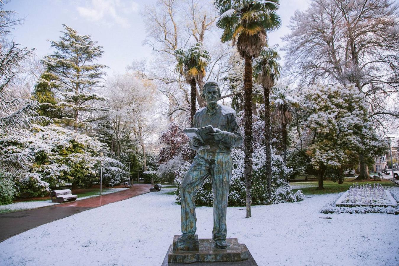 Nieve en Vitoria. 