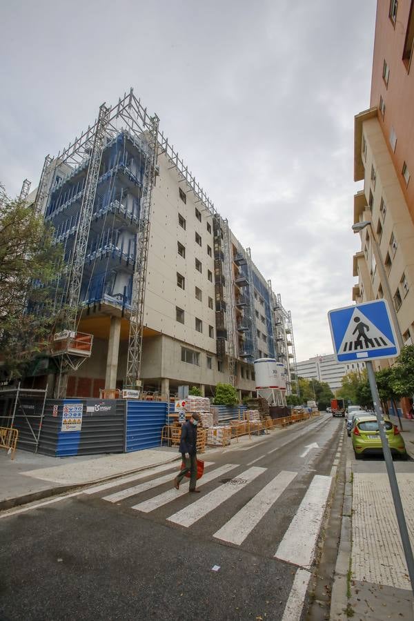 Coronavirus en Sevilla: Obras paradas  tras las restricciones a la actividad del Gobierno