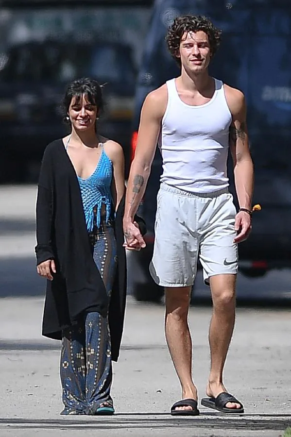 Camila Cabello y Shawn Mendes. La pareja, que ya no esconde su amor, tampoco ha tenido muy en cuenta por el momento las recomendaciones de las autoridades den materia de confinamiento.