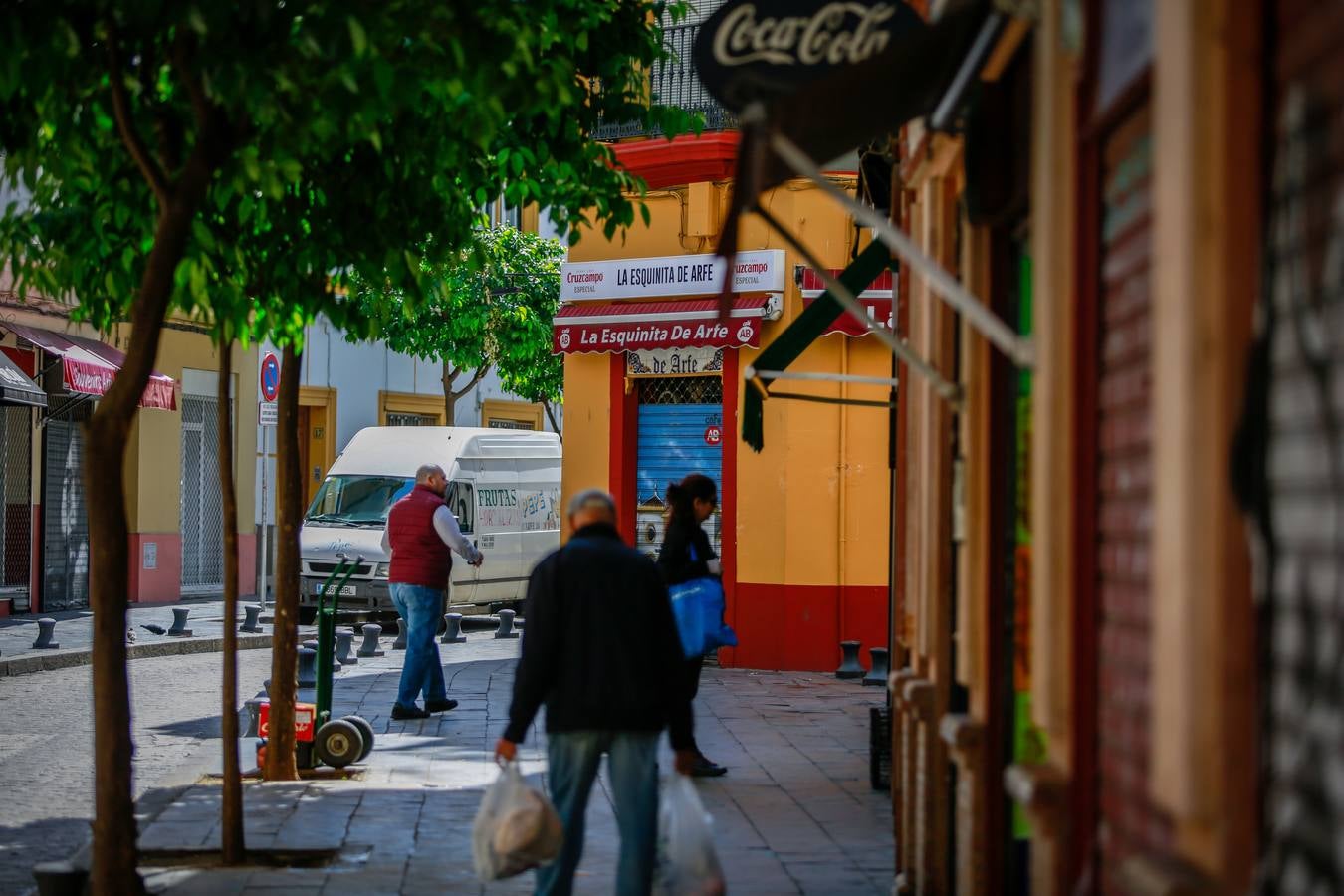 Coronavirus en Sevilla: Así vive el Arenal el estado de alarma