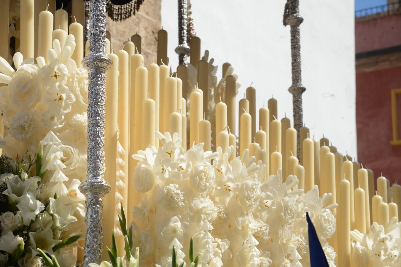 Detalle del palio de la Hiniesta. 