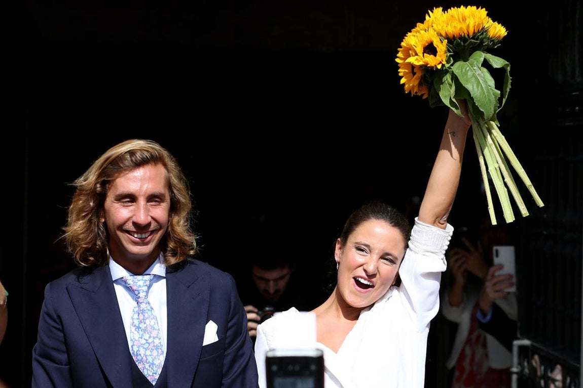 Marta Pombo y Luis Giménez. El marido de la hermana de María Pombo abandonó el domicilio de ambos para que la madre de esta, que es paciente de riesgo, estuviera en contacto con el menor número de personas posible.