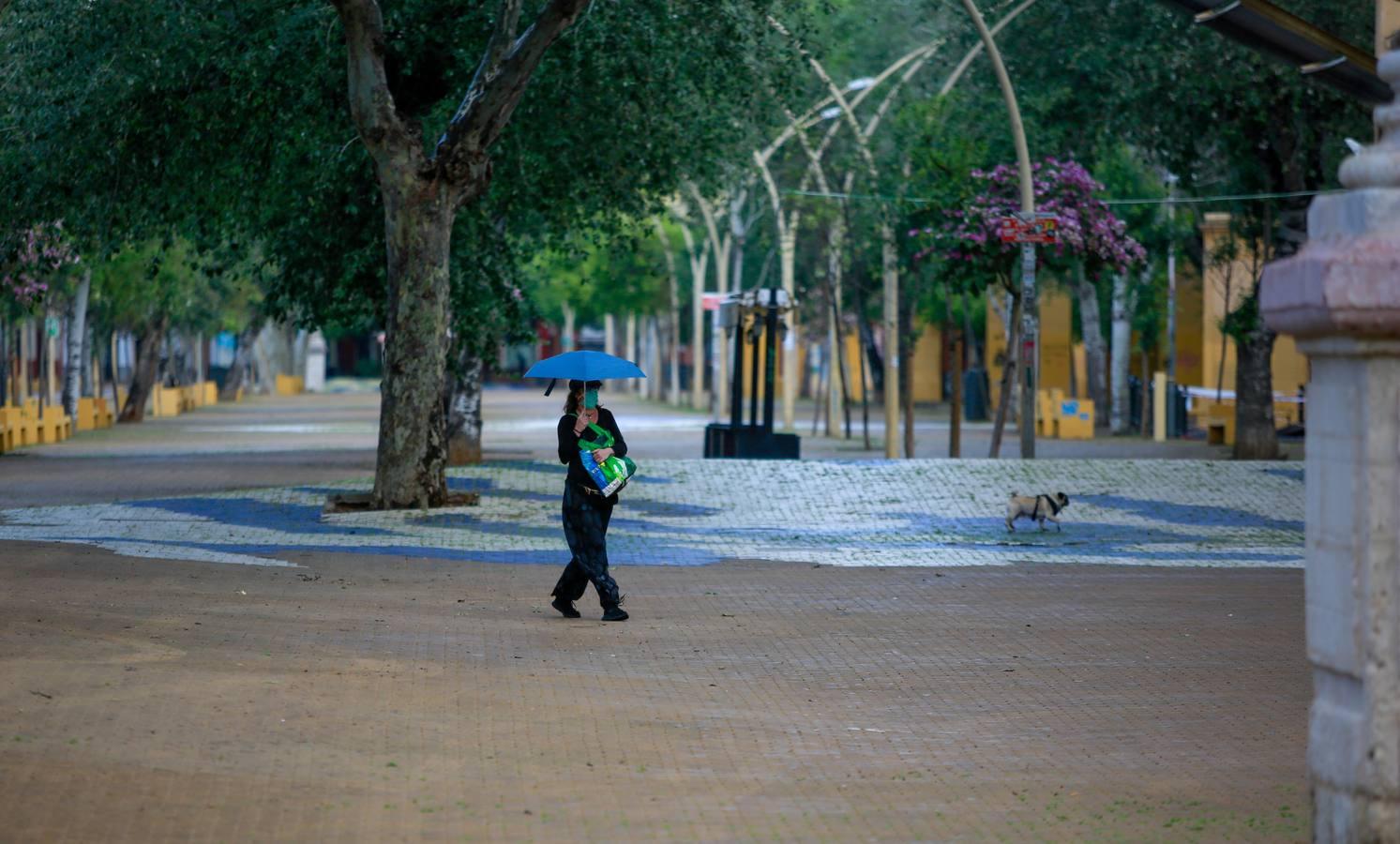 Así se vive en la Alameda durante el estado de alarma por coronavirus