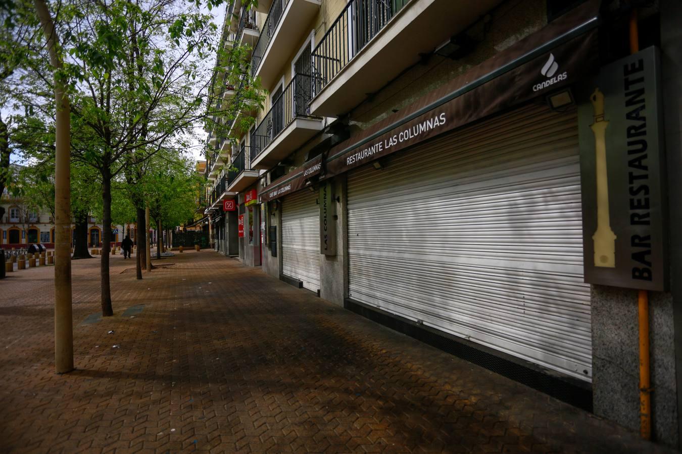 Así se vive en la Alameda durante el estado de alarma por coronavirus