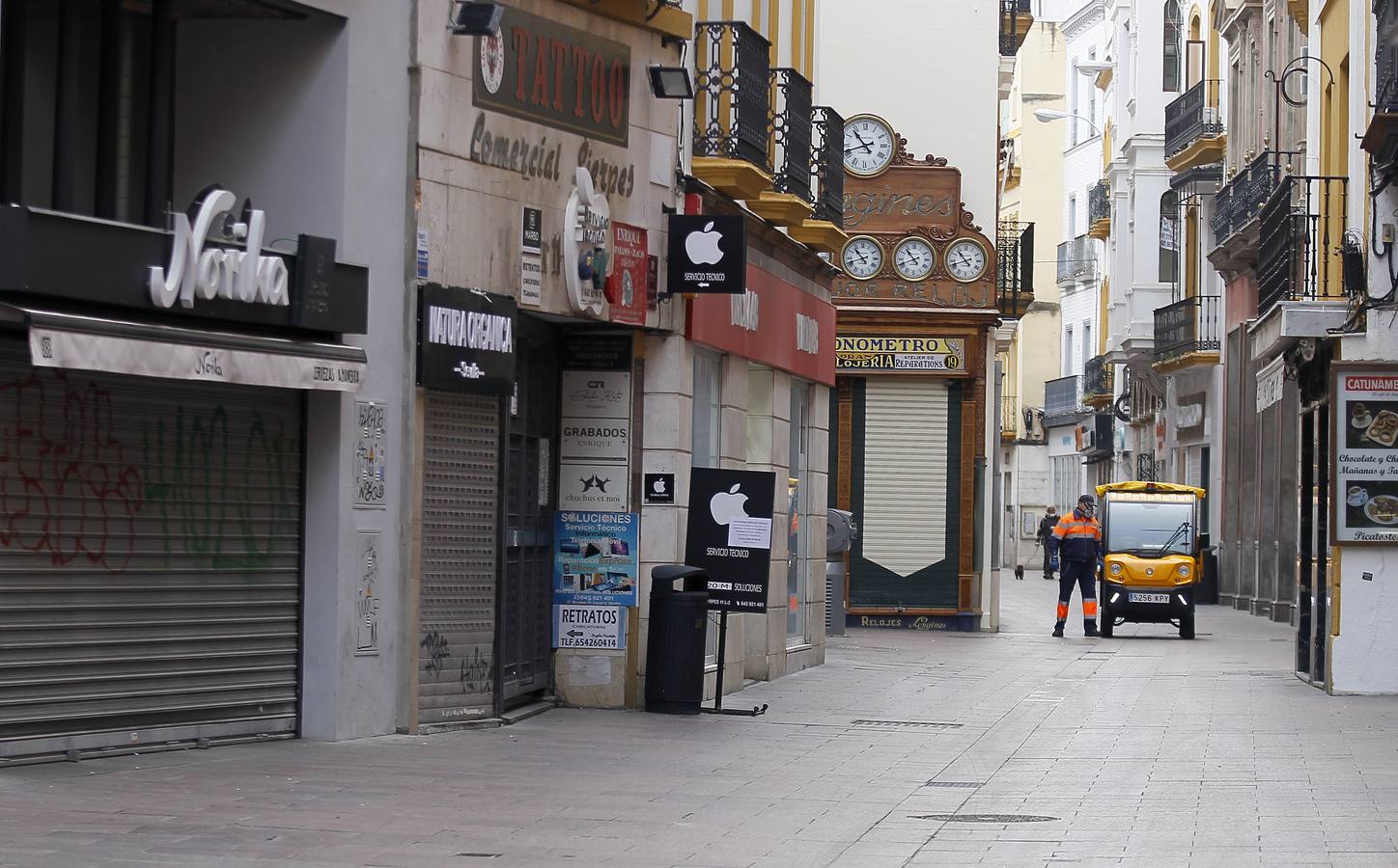 Coronavirus en Sevilla: Anómalo Viernes de Dolores