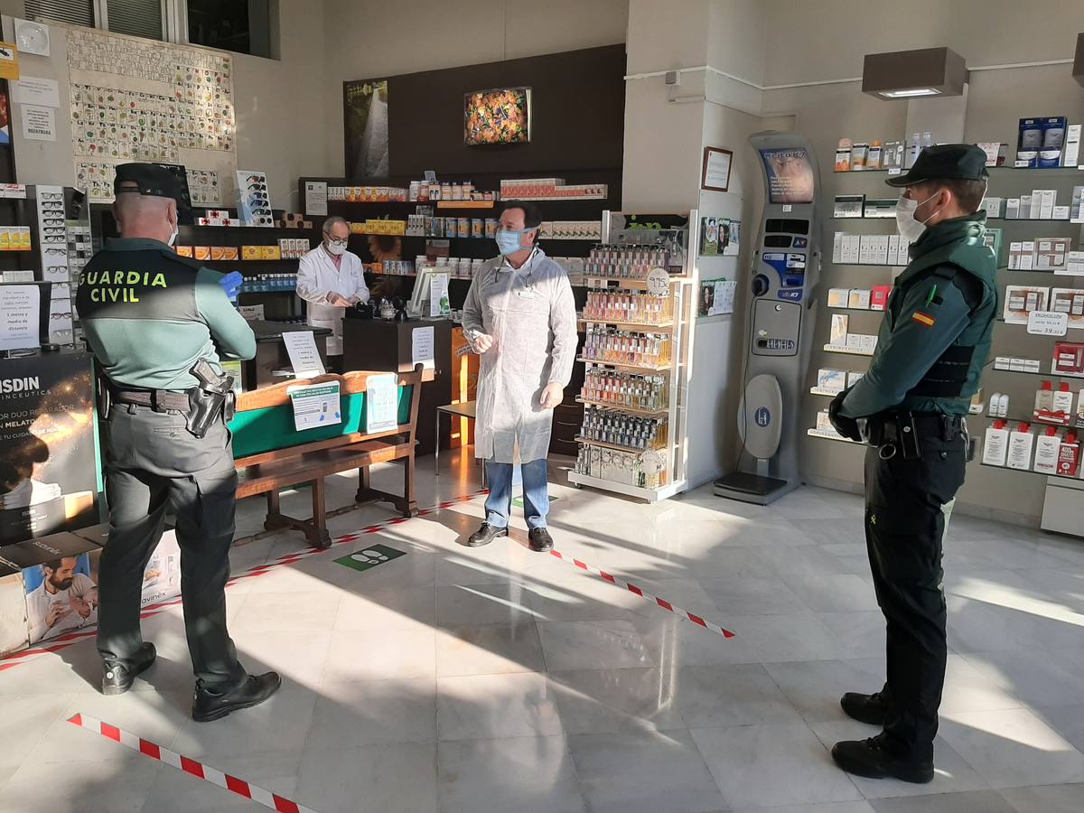 Así trabaja la Guardia Civil en Córdoba contra el coronavirus