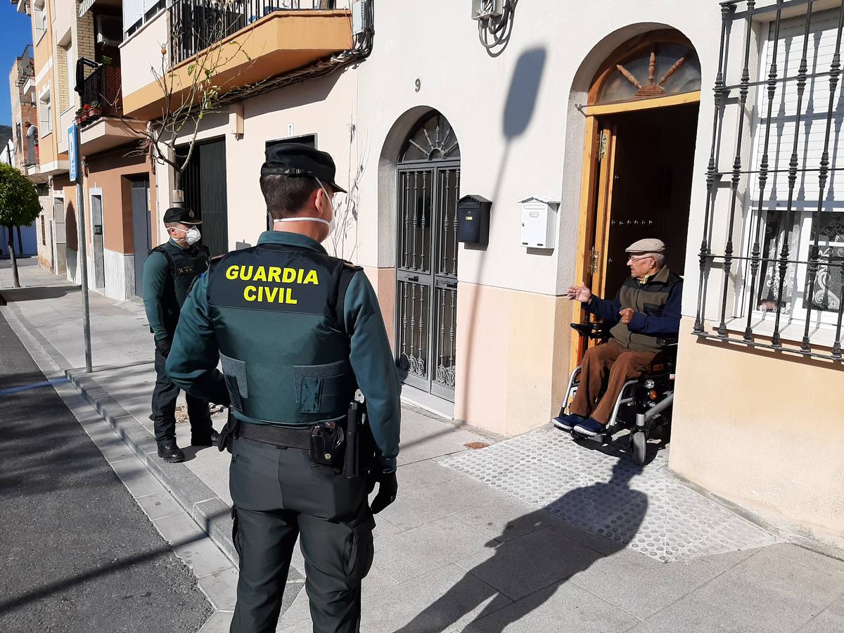 Así trabaja la Guardia Civil en Córdoba contra el coronavirus