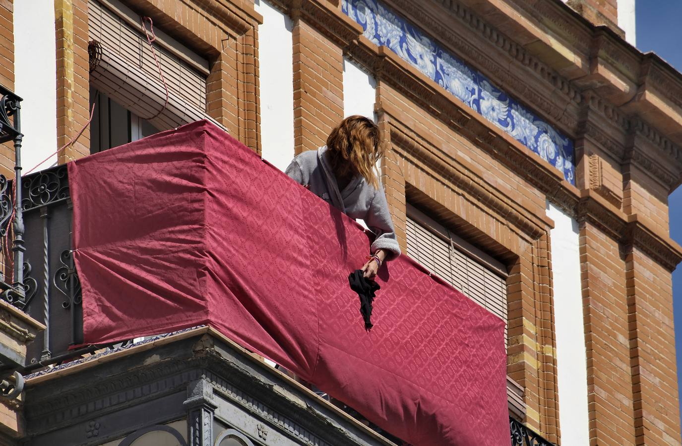 Semana Santa de Sevilla 2020: Un Domingo de Ramos desde los balcones