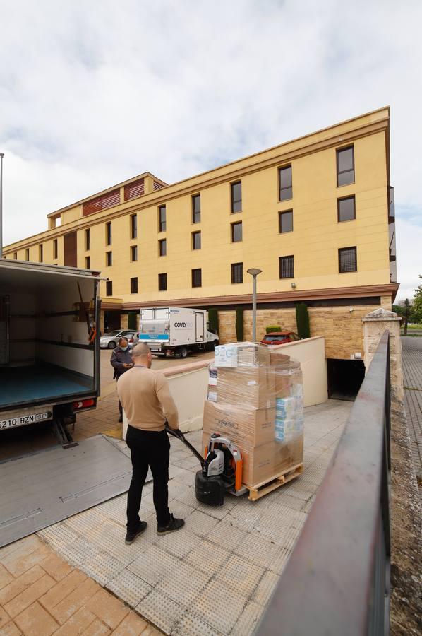 La medicalización del Hotel Ciudad de Córdoba, en imágenes