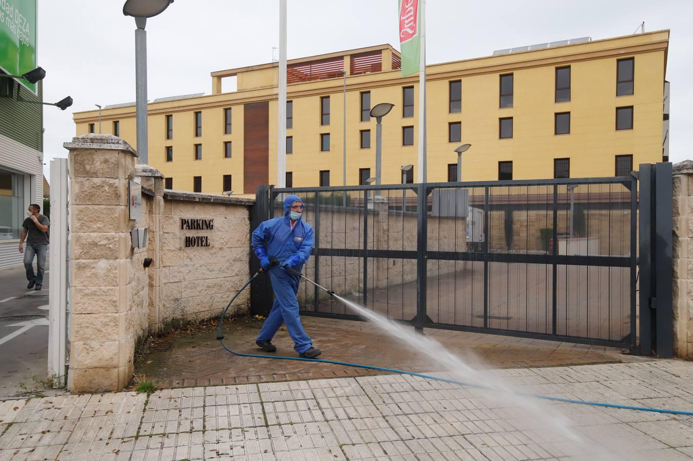 La medicalización del Hotel Ciudad de Córdoba, en imágenes