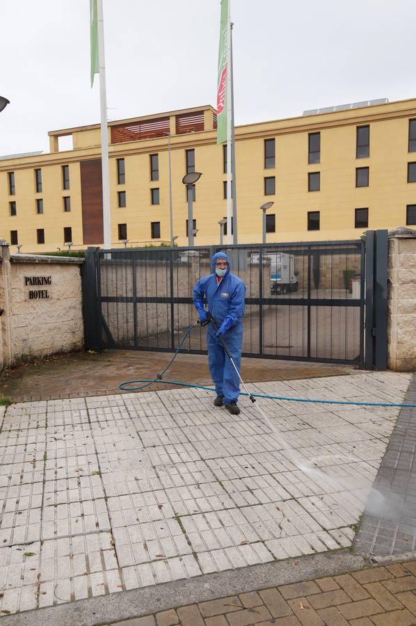 La medicalización del Hotel Ciudad de Córdoba, en imágenes