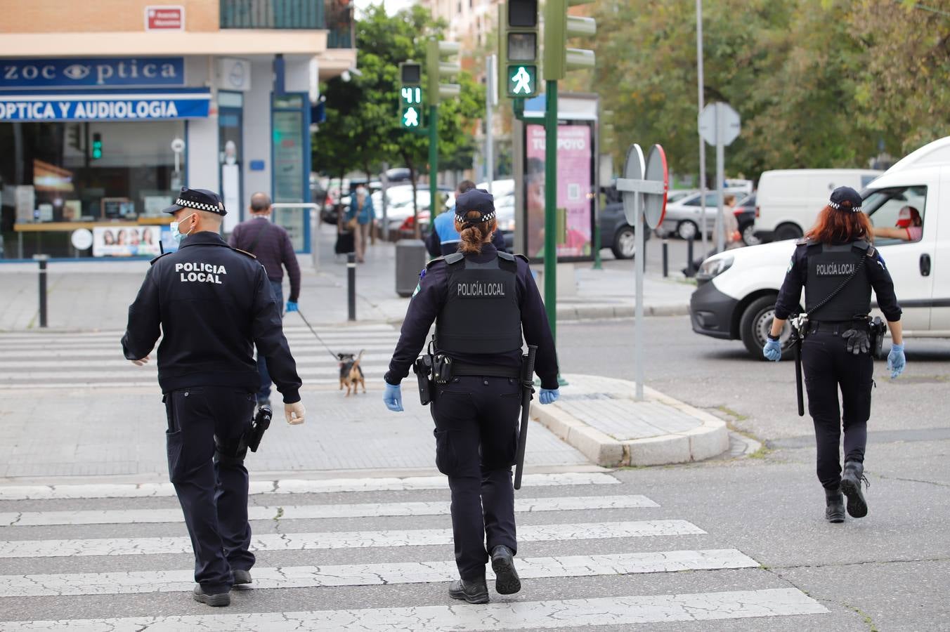 La intervención de la Policía Local de Córdoba por el coronavirus, en imágenes