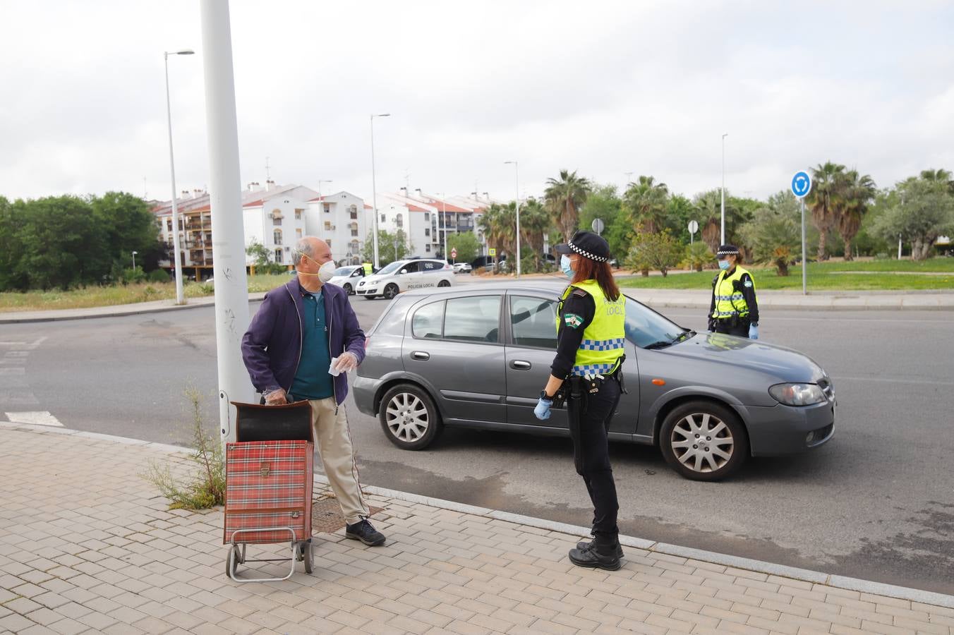 La intervención de la Policía Local de Córdoba por el coronavirus, en imágenes