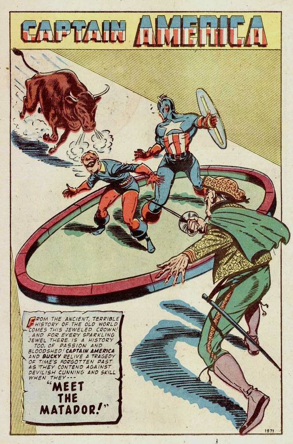 Capitán América 65 (EE.UU. 1948) se enfrenta a El Matador