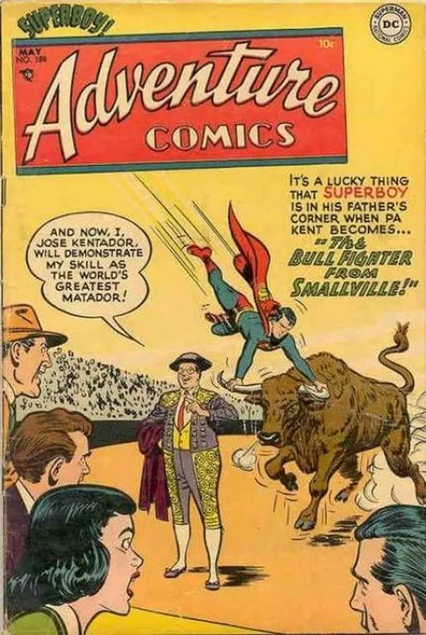 Action Comics 188 (EE.UU. 1953) con Superboy, Superman de joven, como protagonista