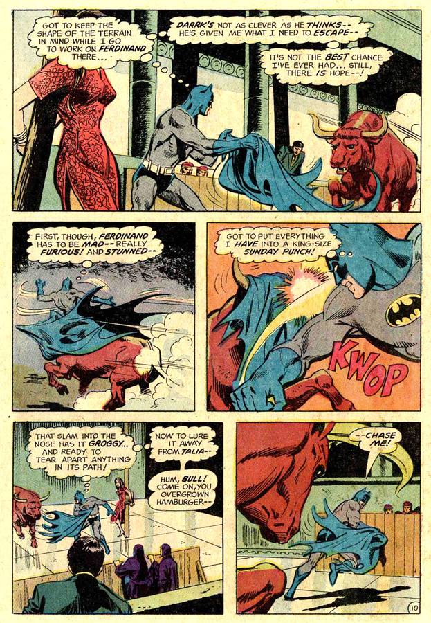 Detective Comics 411 (EE.UU. 1971) Batman toreando en México