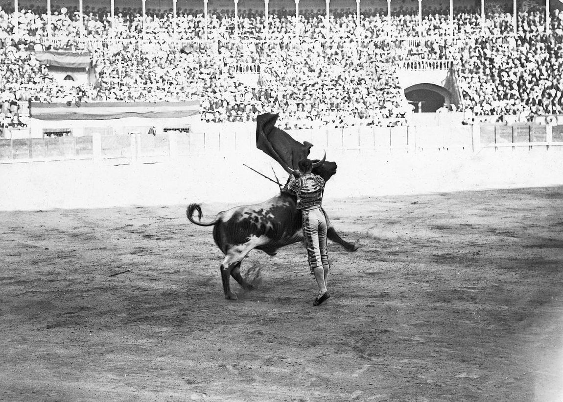 Pase por alto de Joselito «El Gallo» en 1914 en Madrid