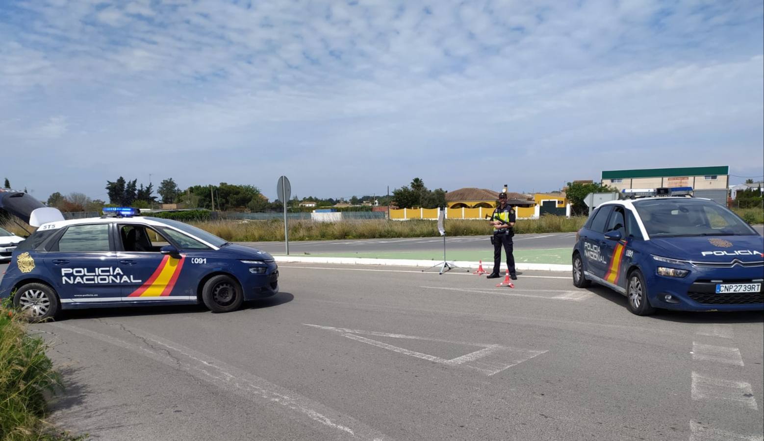 FOTOS: Controles de movilidad de la Policía Nacional en Sanlúcar