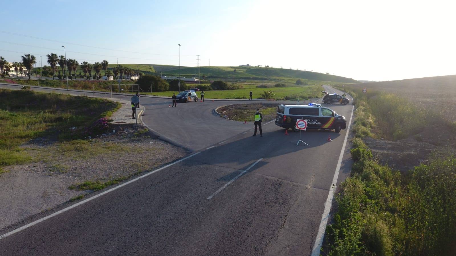 FOTOS: Controles de movilidad de la Policía Nacional en Sanlúcar