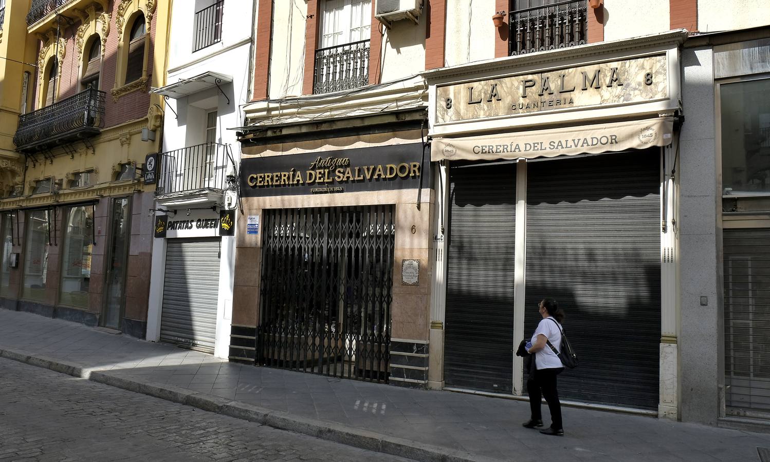 Coronavirus en Sevilla: bares y comercios tradicionales cerrados por el confinamiento