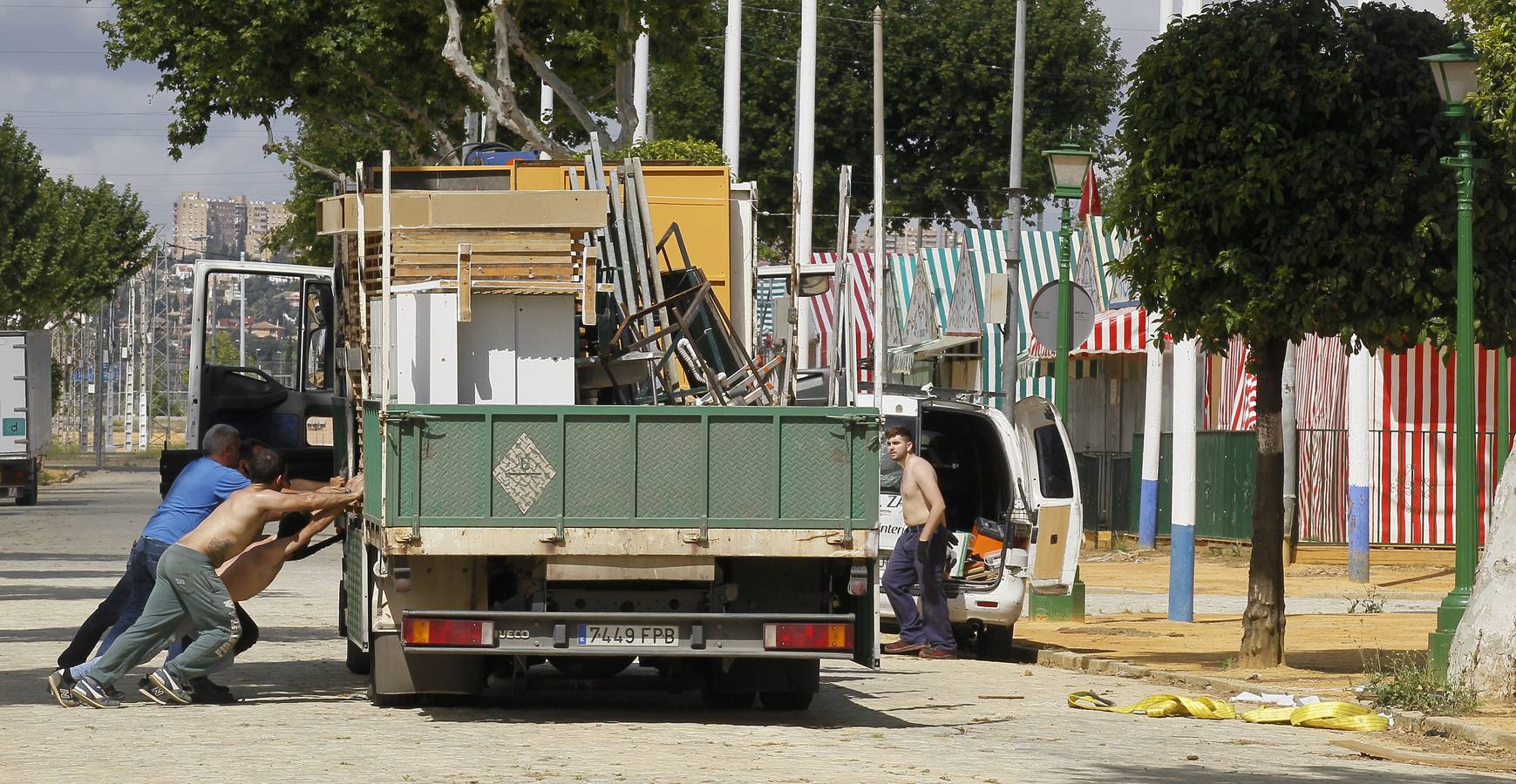 Coronavirus en Sevilla: ambiente el real de Feria