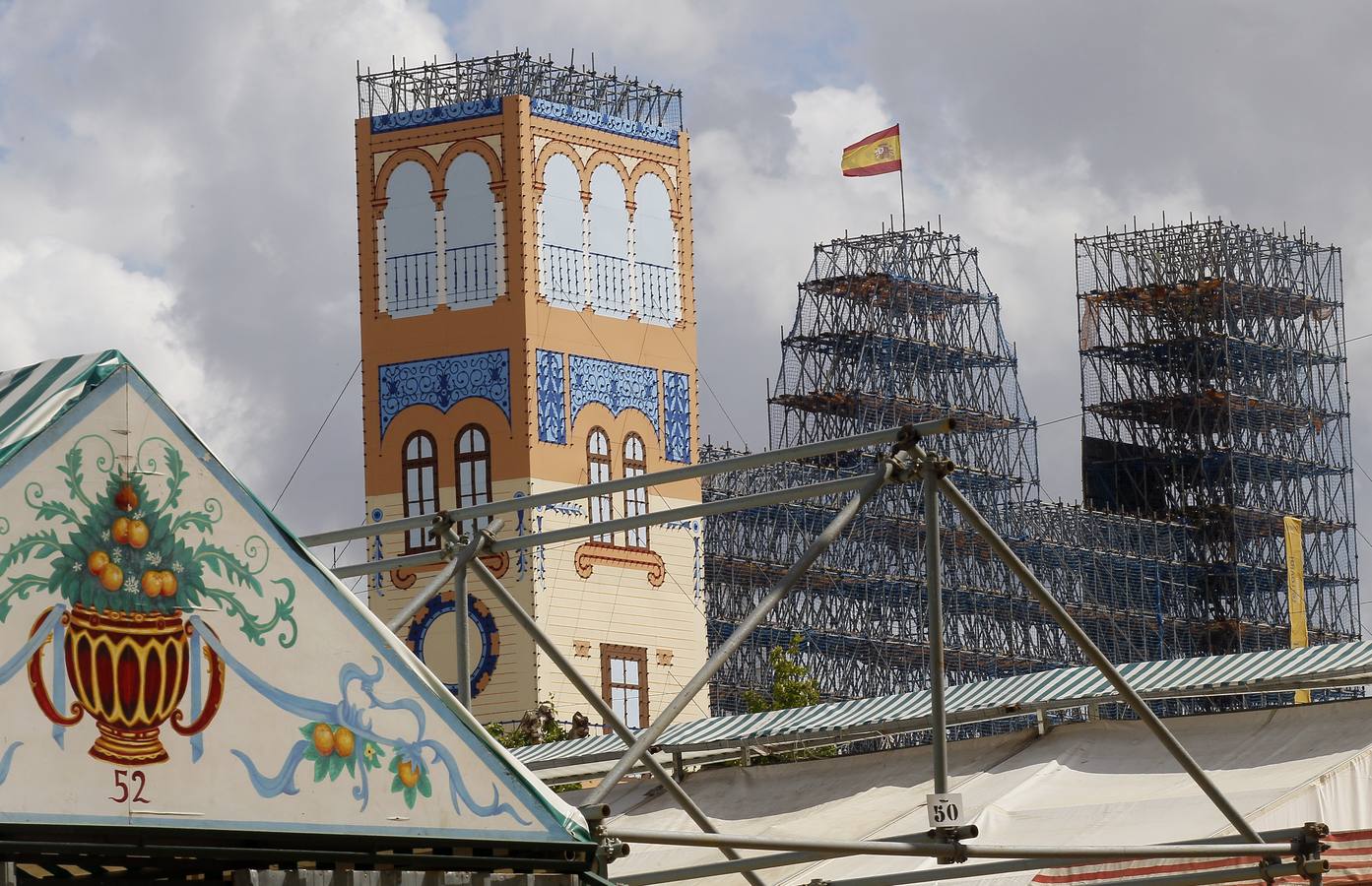 Coronavirus en Sevilla: ambiente el real de Feria