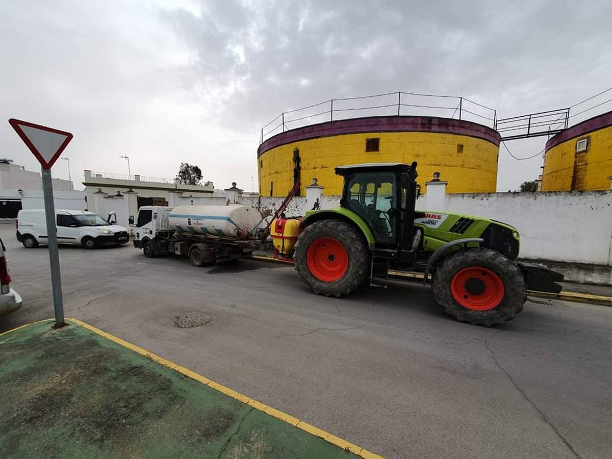 Coronavirus en Sevilla: Isla Mayor, limpieza y desinfección constante