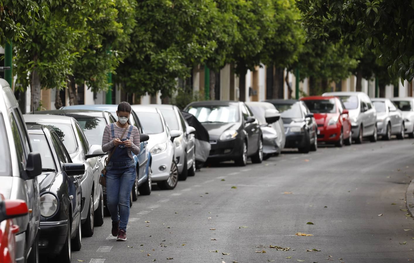 En imágenes, el confinamiento en Cañero, el barrio tranquilo