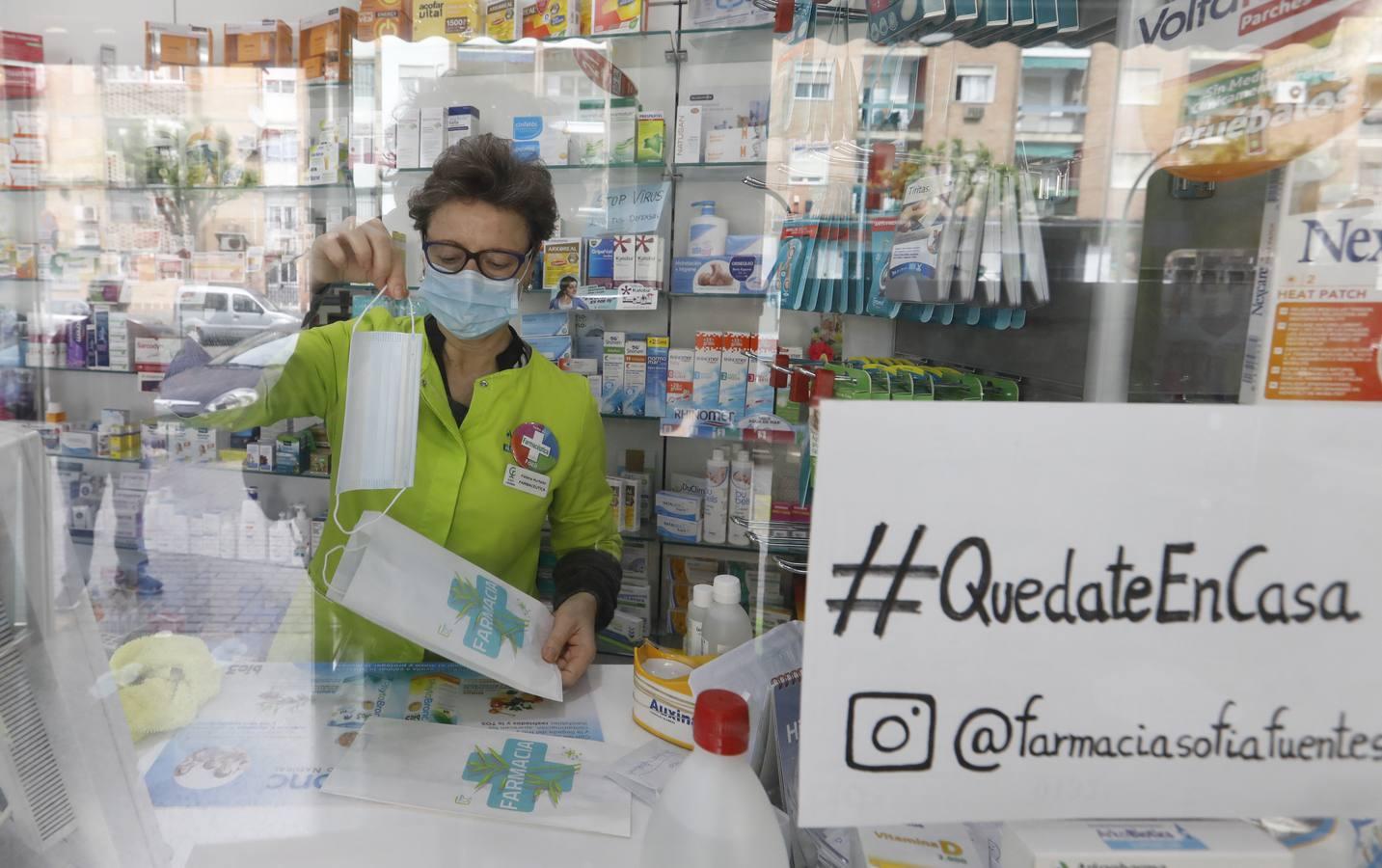 Las farmacias de Córdoba vuelven a vender mascarillas, en imágenes