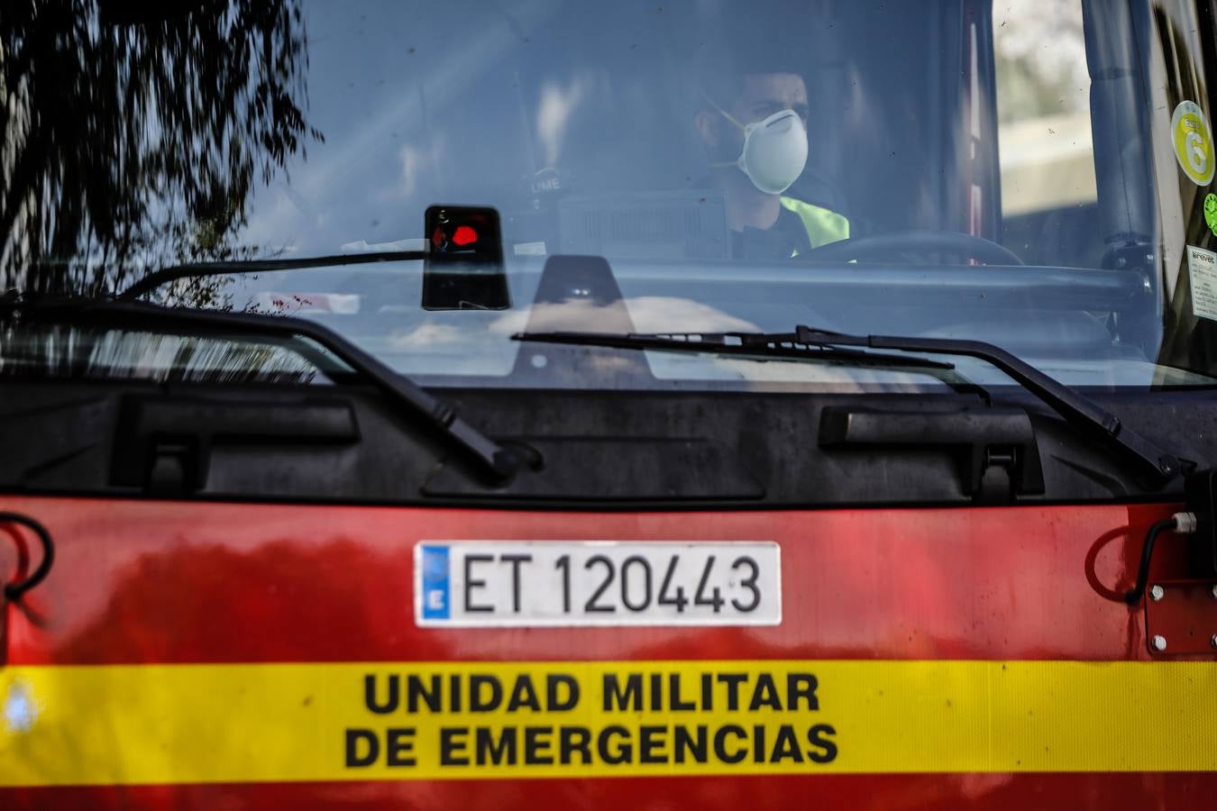 Crisis del coronavirus: Desinfección de la Plaza de Armas a cargo de la UME