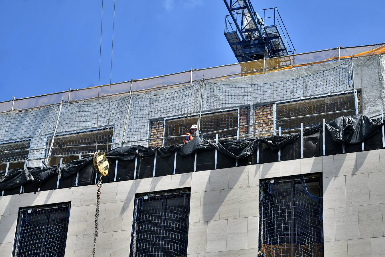 Coronavirus en Sevilla: las obras en los hoteles no paran