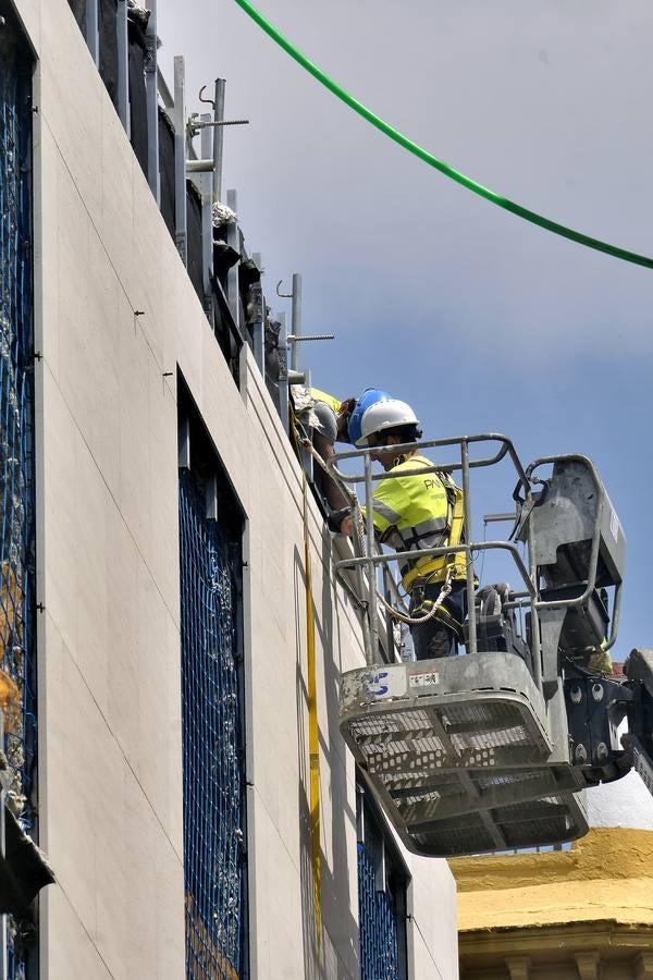 Coronavirus en Sevilla: las obras en los hoteles no paran