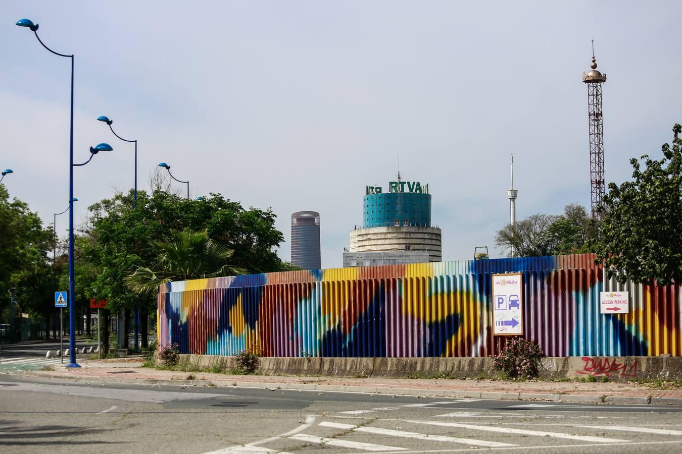 La Isla de La Cartuja en absoluta soledad