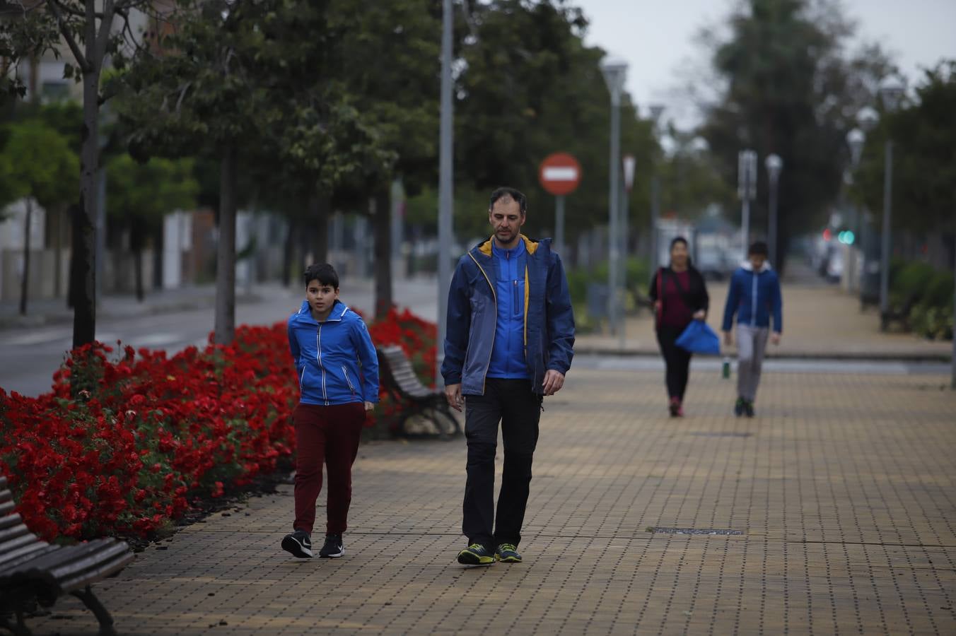 En imágenes, la primera salida de los niños a la calle en Córdoba (I)