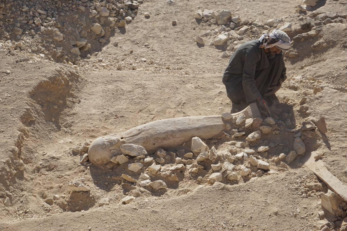 En imágenes, los hallazgos realizados por investigadores sevillanos en Egipto