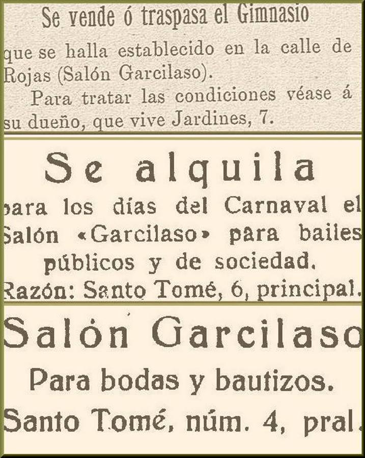 El Garcilaso. Teatro, baile, varietés y rock