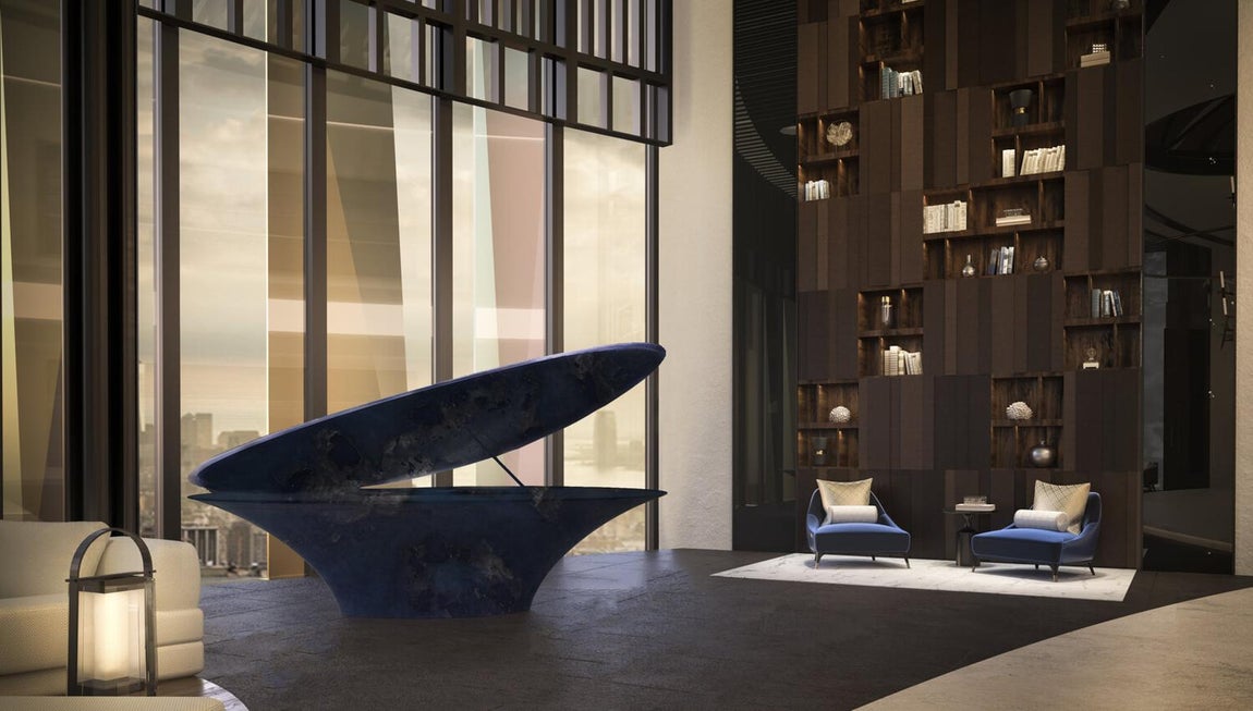 Exclusividad en cada detalle. No faltarían tampoco los muebles más exclusivos de todas las partes del mundo con los que dotar al espacio de carácter propio