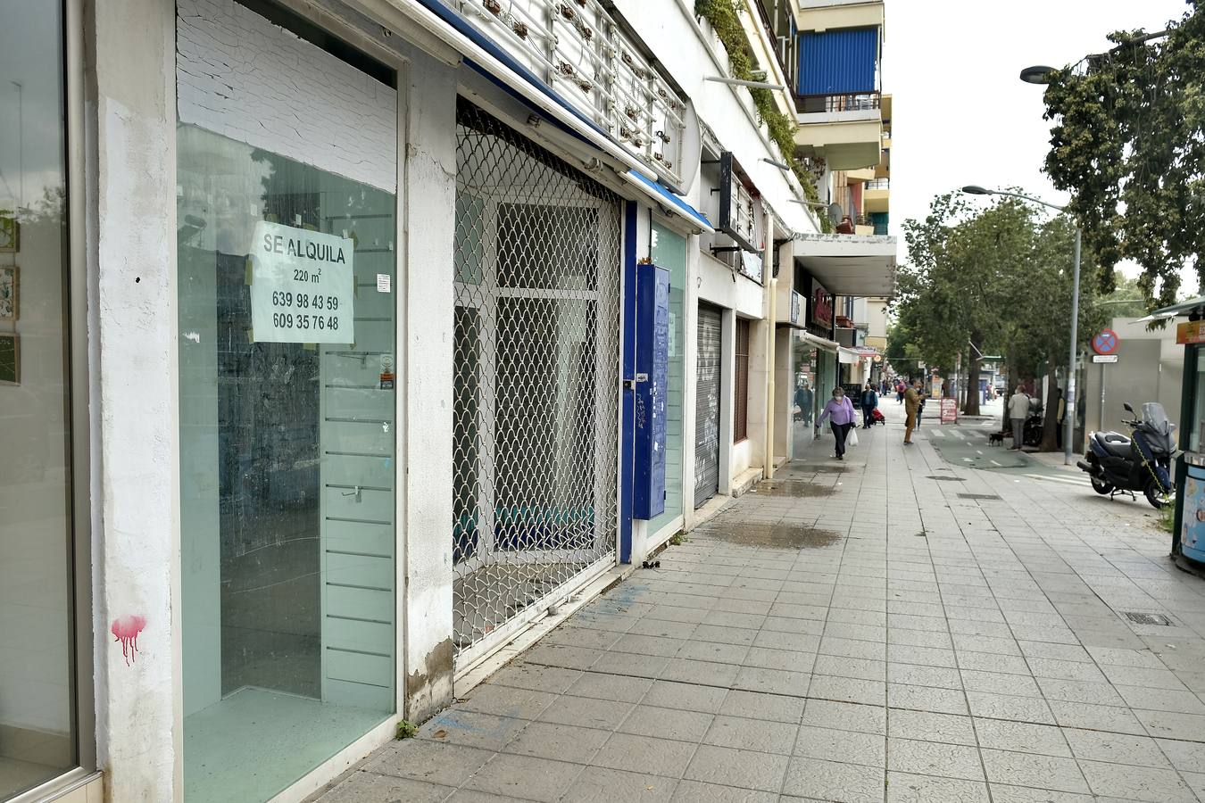 Desolación en las calles comerciales de Sevilla a la espera de la vuelta de actividad