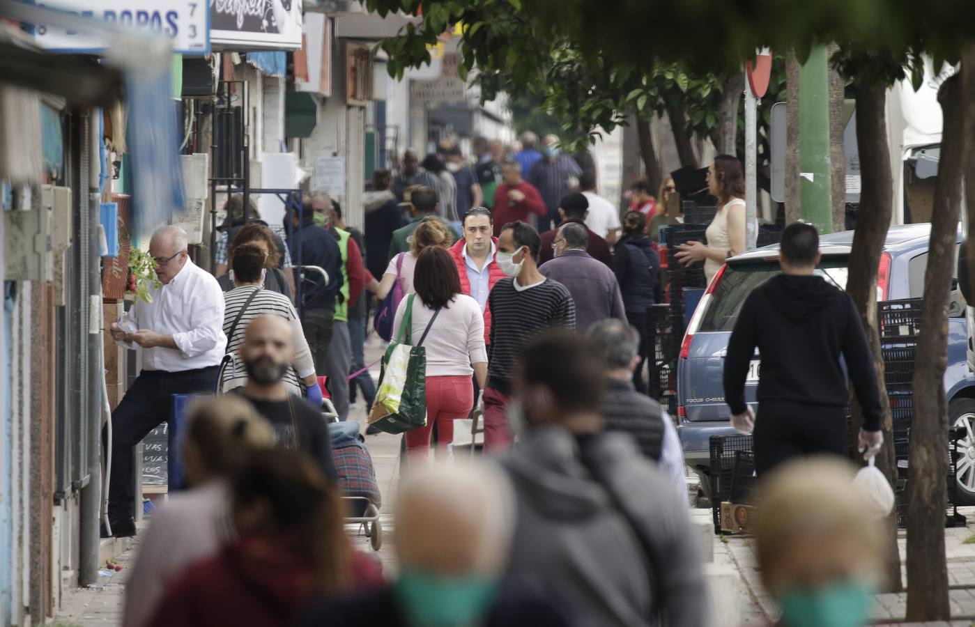 Coronavirus en Sevilla: Su Eminencia, un barrio que no pierde la esperanza